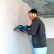 Штробление стены под нишу для дренажной помпы LG 150х70 мм. (Кирпич)